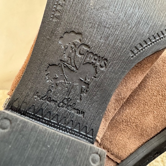 Circus Sam Edelman Holt Bootie 7.5 Brown Suede Studded Western Ankle Boot, NWOT - Picture 12 of 16